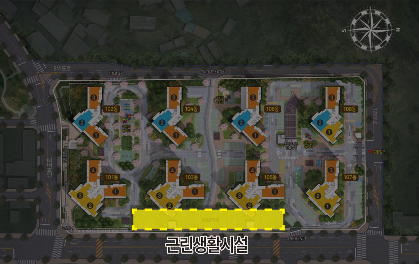 근린생활시설 위치도