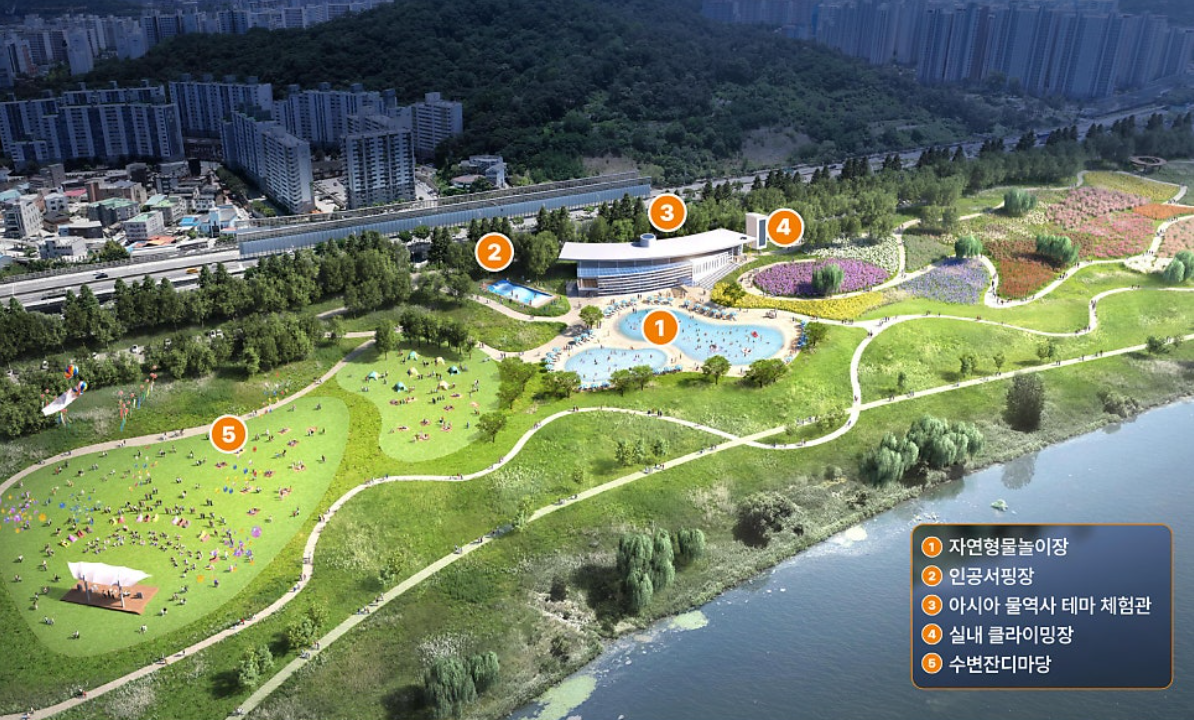 영산강 100리길 전경